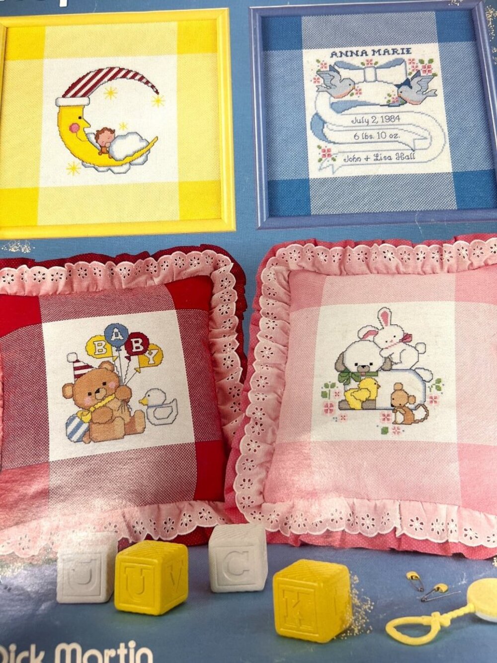Hopscotch For Baby Cross-Stitch Pattern Leaflet By Dick Martin Leisure Arts 320